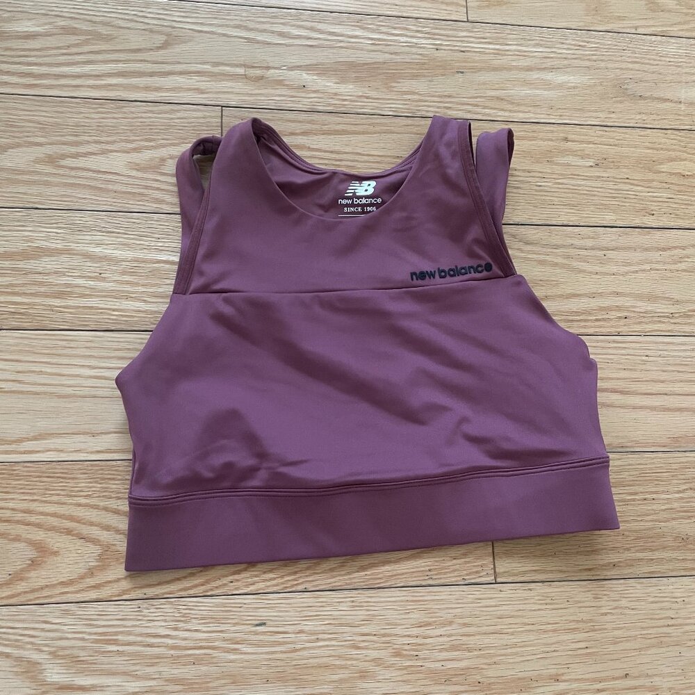 New Balance Women's Shape Shield Crop sports Bra